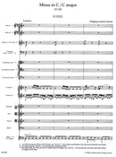 Missa C major K. 259 "Organ Solo Mass" [score]