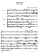 Concerto for Flute and Orchestra G major K. 313 (285c) [score]