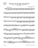 Concerto for Flute and Orchestra D major K. 314 (285d) [cello/double bass part]