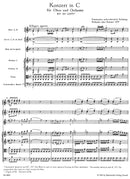 Concerto for Oboe and Orchestra C major K. 314 (285d) [score]