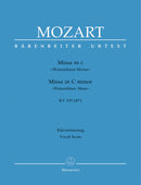 Missa C minor K. 139 (47a) "Waisenhaus Mass" （ヴォーカル・スコア）