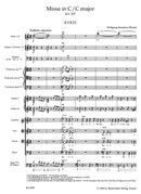 Missa C major K. 257 "Great Credo Mass" [score]