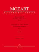 Concerto for Violin and Orchestra Nr. 1 B-flat major K. 207 [score]