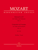 Concerto for Violin and Orchestra Nr. 4 D major K. 218 [score]