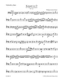 Concerto for Violin and Orchestra Nr. 4 D major K. 218 [cello/double bass part]