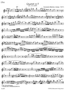 Quartet for Oboe, Violin, Viola and Violoncello F major K. 370 (368b) [set of parts]