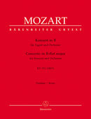 Concerto for Bassoon and Orchestra B-flat major K. 191(186e) [score]