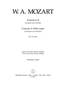 Concerto for Bassoon and Orchestra B-flat major K. 191(186e) [cello/double bass part]