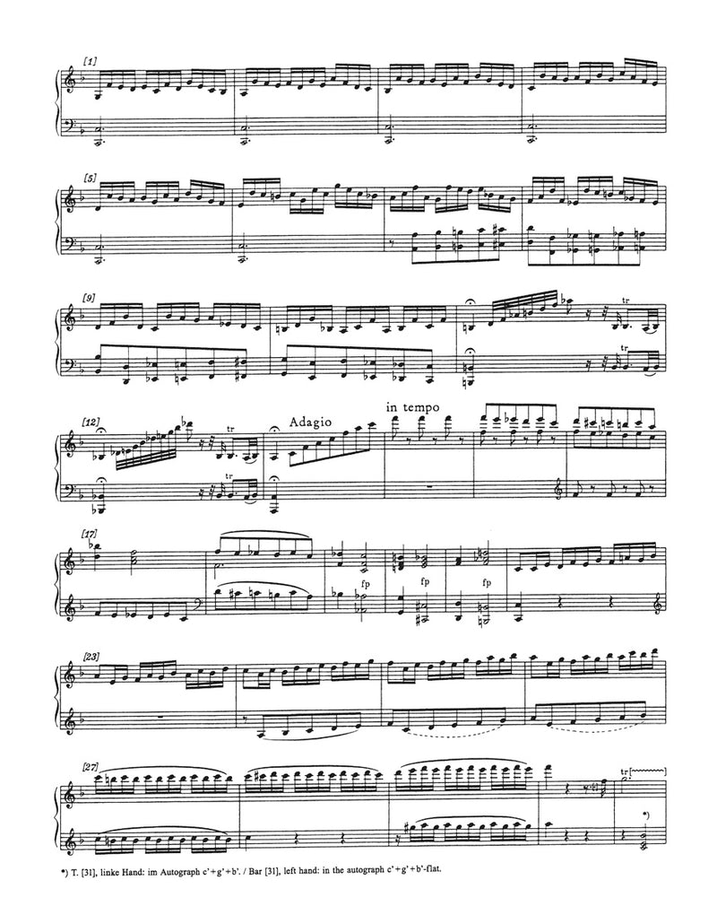 Concerto for Piano and Orchestra Nr. 11 F major K. 413(387a) [score]