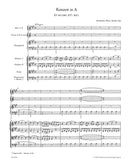Concerto for Piano and Orchestra Nr. 12 A major K. 414 [score]