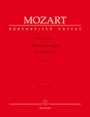 Missa C major K. 337 "Missa solemnis" [score]