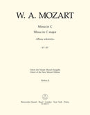 Missa C major K. 337 "Missa solemnis" [violin 2 part]