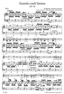Scande coeli limina K. 34 （ヴォーカル・スコア）