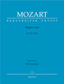 Regina coeli C major K. 276 (321b) （ヴォーカル・スコア）