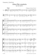 Alma Dei creatoris K. 277 (272a) [合唱楽譜]