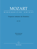 Vesperae solennes de Dominica K. 321 （ヴォーカル・スコア）