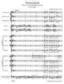 Venite populi K. 260 (248a) -Offertorium de venerabili sacramento- [score]
