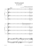 Venite populi K. 260 (248a) -Offertorium de venerabili sacramento- （ヴォーカル・スコア）