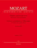 Sinfonia concertante for Violin, Viola and Orchestra E-flat major K. 364 (320d) [score]