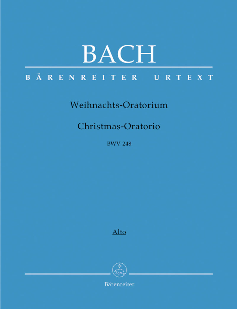 Weihnachts-Oratorium = Christmas Oratorio BWV 248 [Alto part]