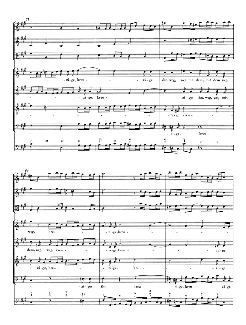 Johannes-Passion, BWV 245 [score]