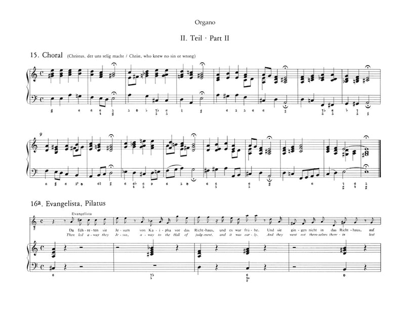 Johannes-Passion, BWV 245 [organ part]