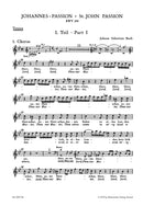 Johannes-Passion, BWV 245 [tenor part]