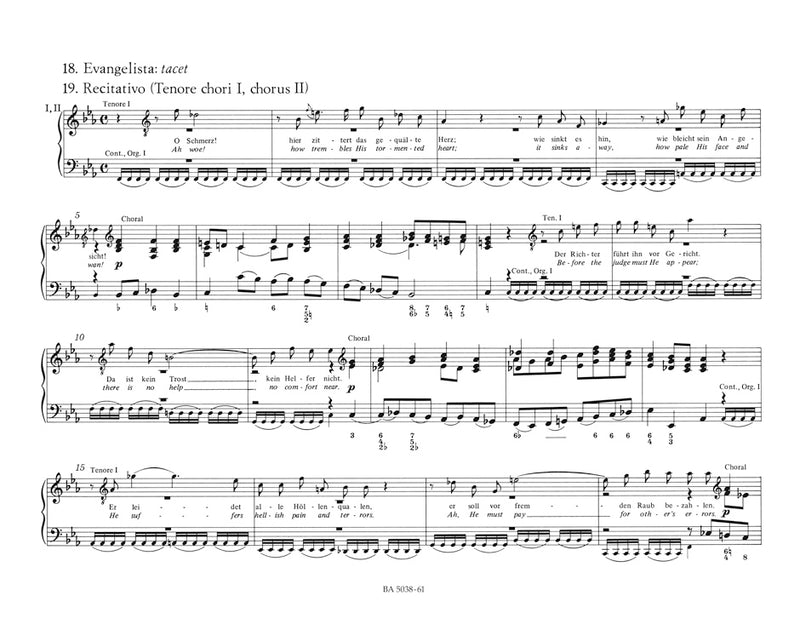 Matthäus-Passion, BWV 244 [choir 2/Org2 part]