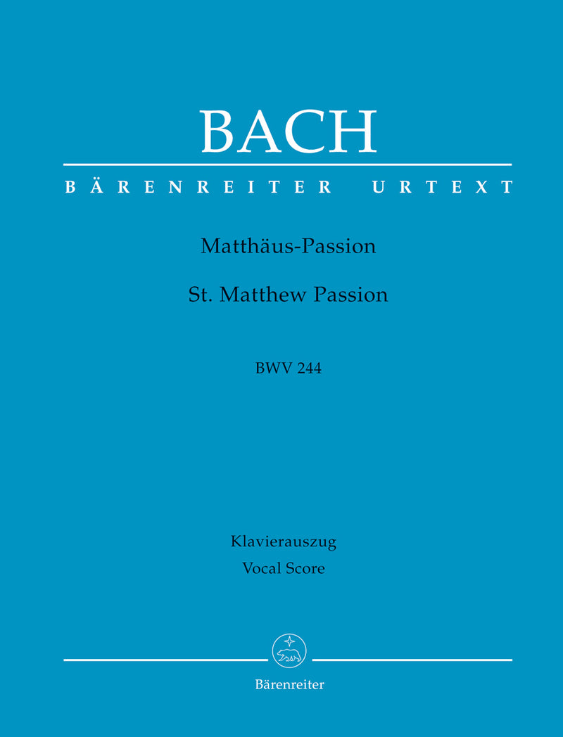 Matthäus-Passion, BWV 244（ヴォーカル・スコア）