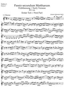 Matthäus-Passion, BWV 244b (Frühfassung) [violin 1/1 part]