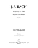 Magnificat D major BWV 243 (2nd version with the 4 inserts from the E-flat major version (transposed)) [basso continuo/cello/double bass/bassoon part]