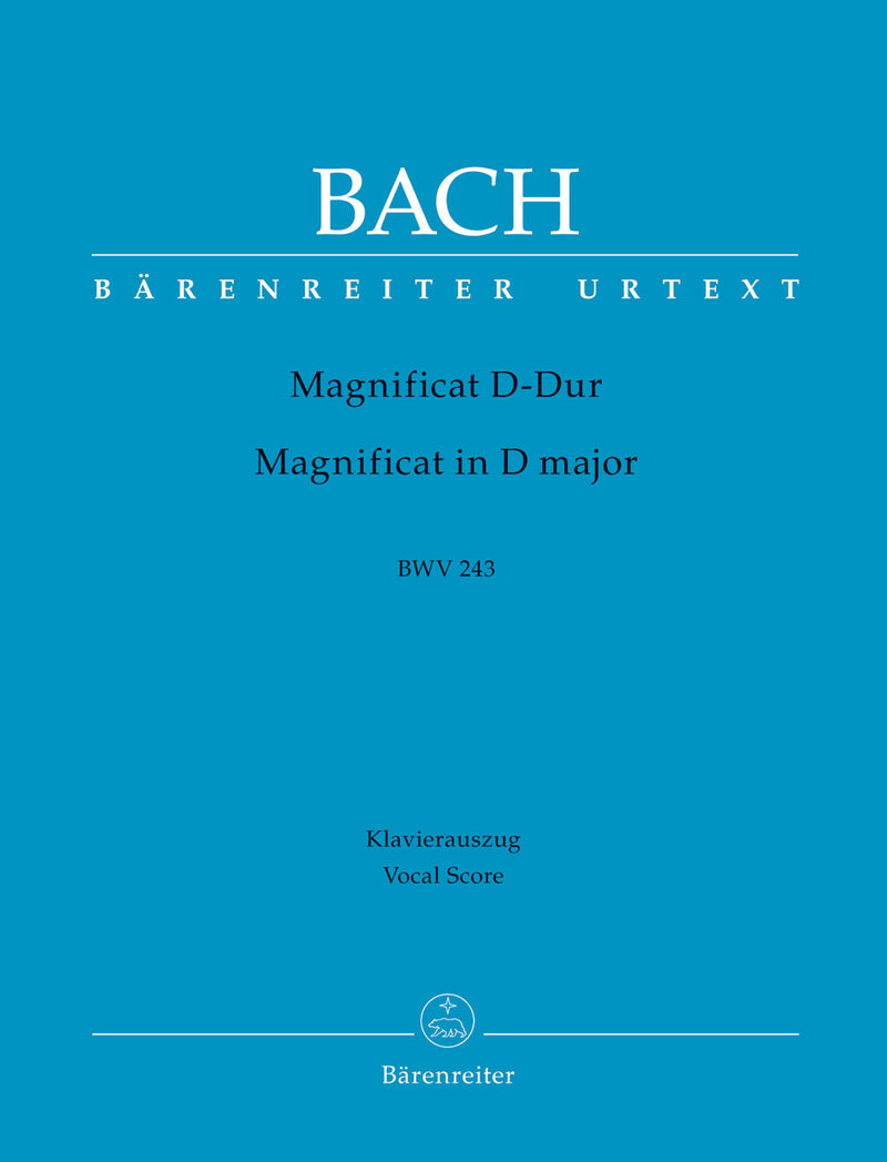 Magnificat D major BWV 243（ヴォーカル・スコア）