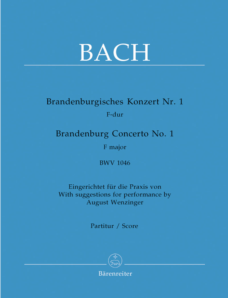 Brandenburg Concerto Nr. 1 F major BWV 1046 [score]
