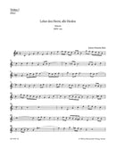 Lobet den Herrn, alle Heiden, BWV 230 [violin 1/oboe part]