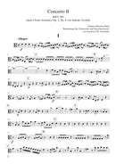 Concerto for Violoncello, Strings and Basso continuo A minor (after BWV 593) [viola part]