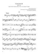 Concerto for Violoncello, Strings and Basso continuo A minor (after BWV 593) [cello part]