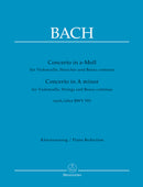 Concerto for Violoncello, Strings and Basso continuo A minor (after BWV 593)（ピアノ・リダクション）