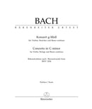 Concerto for Violin, Strings and Basso Continuo G minor [score]