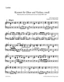 Concerto for Oboe, Violin, Strings and Basso Continuo C minor [harpsichord/Bc part]