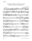 Concerto for Oboe, Violin, Strings and Basso Continuo C minor [violin 1 part]