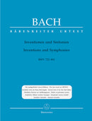 Inventions and sinfonias, BWV 772-801（運指なし） / J.S. Bach (Bärenreiter)