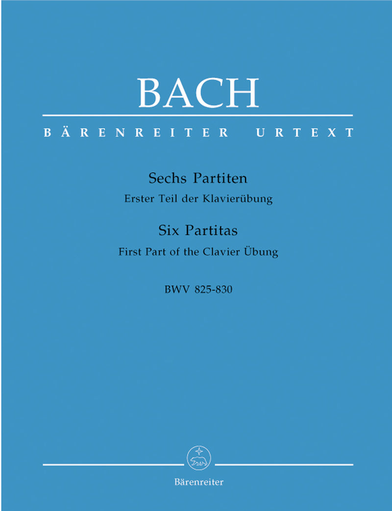 Six Partitas BWV 825-830（運指なし）