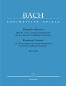 Fouteen Canons on the first eight Notes of the "Goldberg Variations" Aria