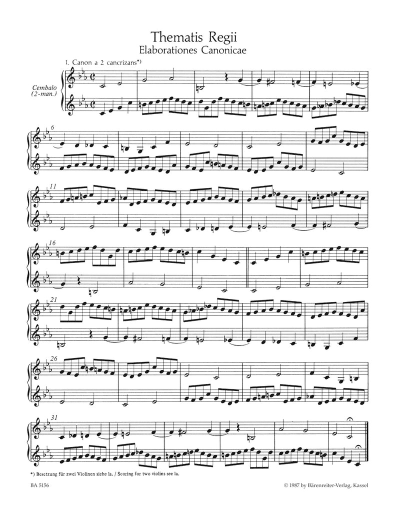 Musikalisches Opfer, BWV 1079, vol. 3