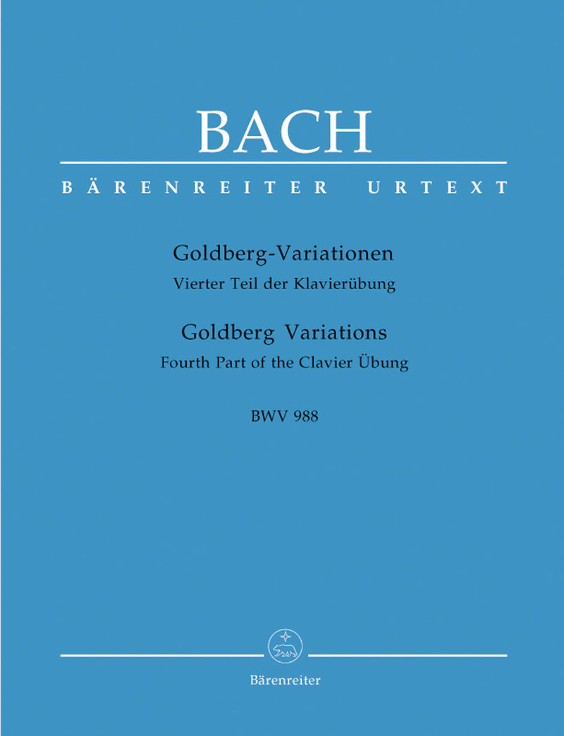 Goldberg Variations BWV 988（運指なし）