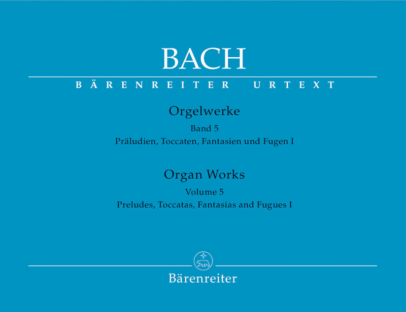 Organ works, vol. 5: Preludes,Toccatas,fantasies and Fugues I
