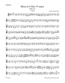 Mass F major BWV 233 "Lutheran Mass 1" [violin 2 part]