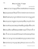 Mass F major BWV 233 "Lutheran Mass 1" [viola part]