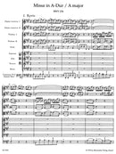 Mass A major BWV 234 "Lutheran Mass 2" [score]