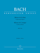Mass G major BWV 236 "Lutheran Mass 4" [score]